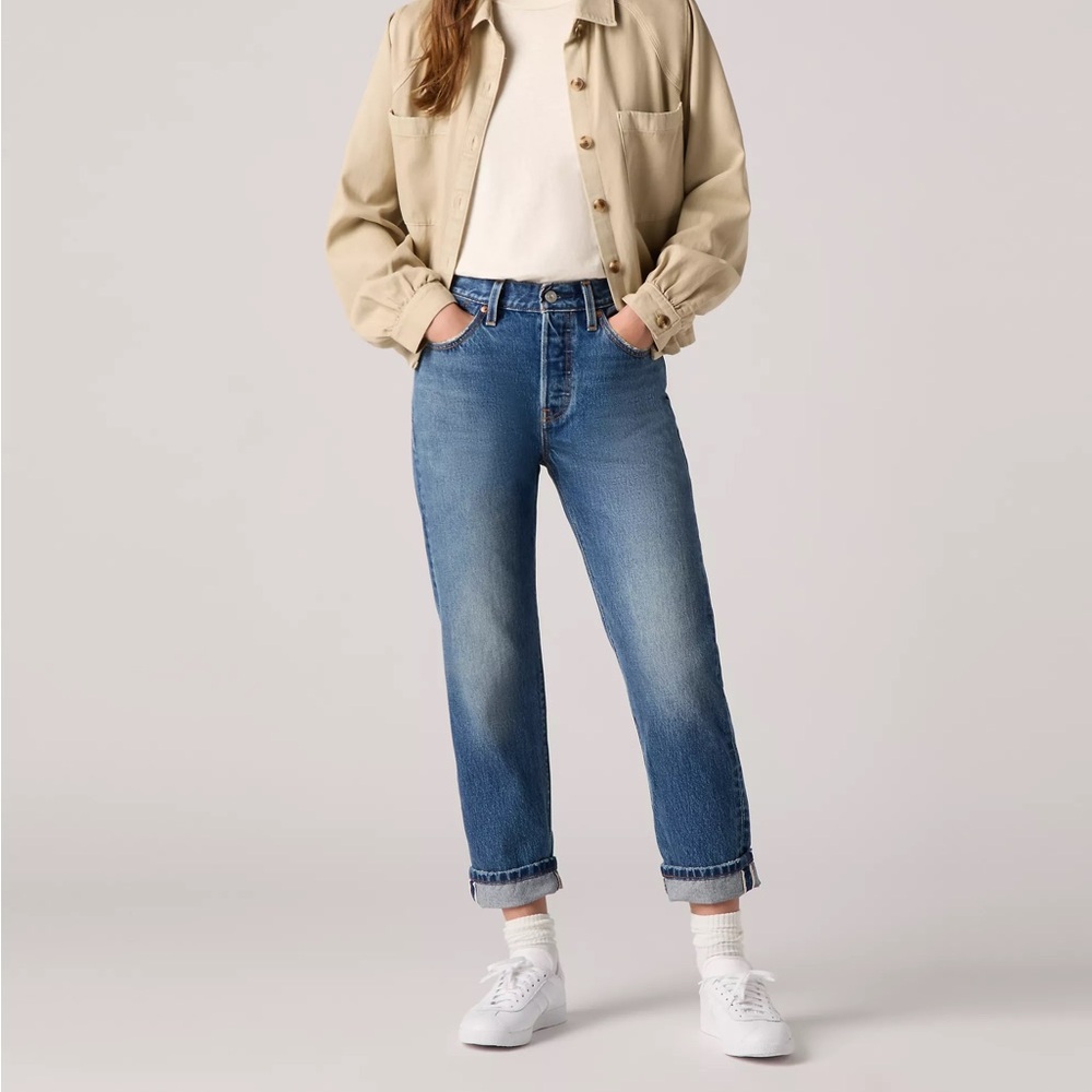 501® ORIGINAL CROPPED SELVEDGE WOMEN'S JEANS
